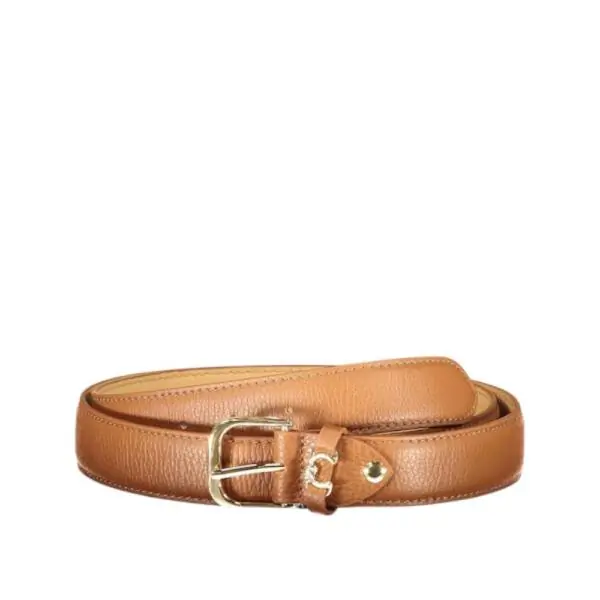 Coccinelle - Γυναικεία Ζώνη Metal Loop E3TOS110601-W11 Καφέ E3TOS110601-W11