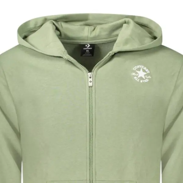 Converse - Παιδικό Φούτερ Long Sleeve Unisex Με Φερμουάρ 9CG706-F4Y Πράσινο 9CG706-F4Y