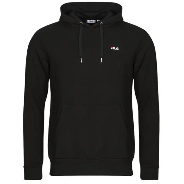 Fila - Ανδρική Μπλούζα Φούτερ Με Κουκούλα Lumezzane FAM0875-80010 Μαύρο FAM0875-80010