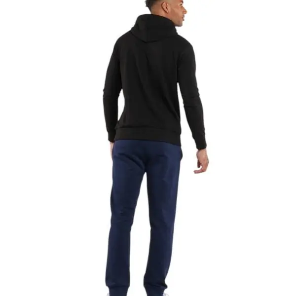 Fila - Ανδρική Μπλούζα Φούτερ Με Κουκούλα Lumezzane FAM0875-80010 Μαύρο FAM0875-80010