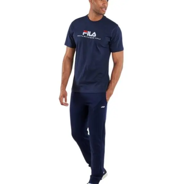 Fila - Ανδρικό Παντελόνι Φόρμας Lunigo FAM0878-50004 Μπλε FAM0878-50004