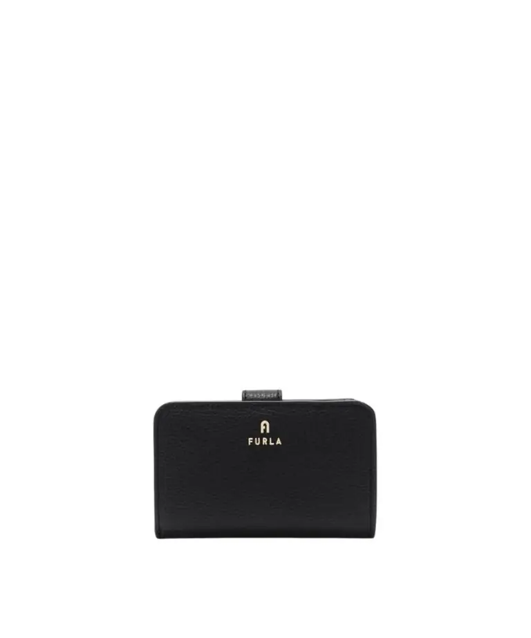 Furla - Γυναικείο Δερμάτινο Πορτοφόλι Camelia Card Case M WP00314-ARE000-O6000 Μαύρο