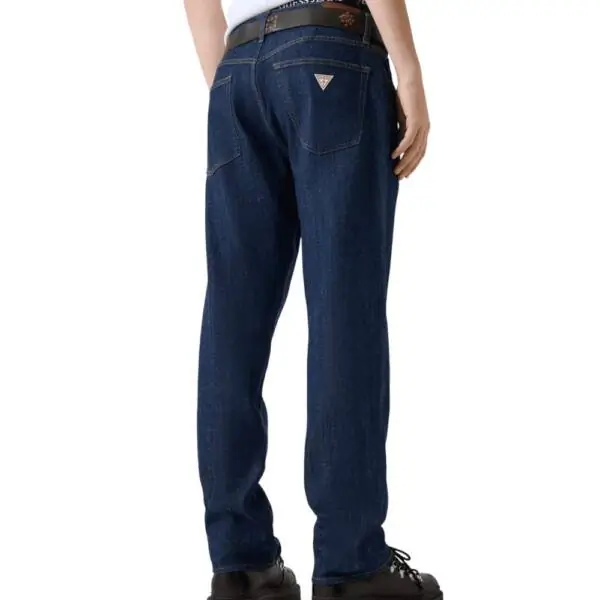 Guess - Ανδρικό Παντελόνι Τζιν G16 Straight M6RA1BD002G-GDRK Μπλε Σκούρο M6RA1BD002G-GDRK