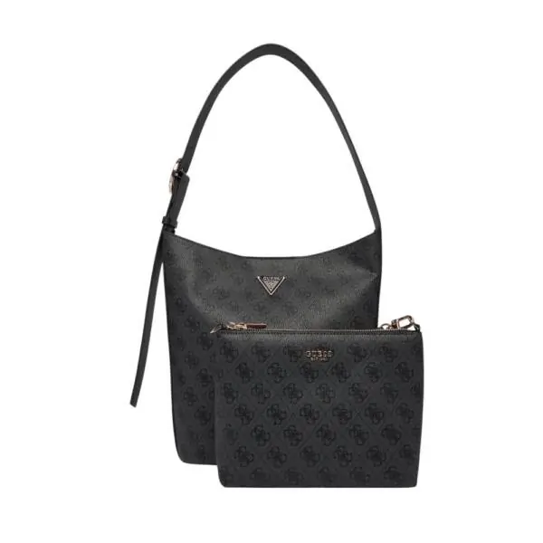 Guess - Γυναικεία Τσάντα Ώμου/Χειρός Meridian II HWSG6974040-CLO Ανθρακί
