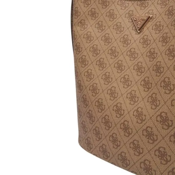 Guess - Γυναικεία Τσάντα Ώμου/Χειρός Meridian II HWSG6974040-LTL Μπεζ HWSG6974040-LTL