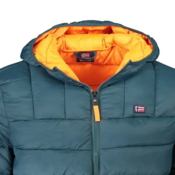 Norway Nautical School - Ανδρικό Χειμωνιάτικο Μπουφάν Puffer 849150-FOREST Πετρόλ 849150-FOREST