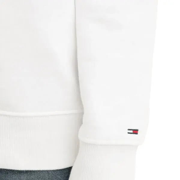 Tommy Hilfiger - Γυναικείο Φούτερ Tjw Essential Logo Regular Fit DW0DW21922-YBL Λευκό DW0DW21922-YBL