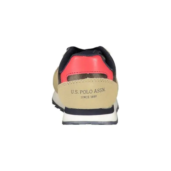 U.S. Polo Assn. - Παιδικά Sneakers Casual NOBIK011/KCNH1-BRWBEI01 Καφέ NOBIK011/KCNH1-BRWBEI01