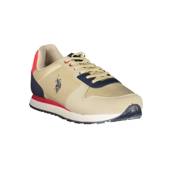 U.S. Polo Assn. - Παιδικά Sneakers Casual NOBIK011/KCNH1-LBE001 Μπεζ NOBIK011/KCNH1-LBE001