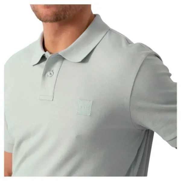 Hugo Boss - Ανδρικό Polo T-shirt Passenger Slim Fit 50507803-043 Πράσινο Ανοιχτό 50507803-043
