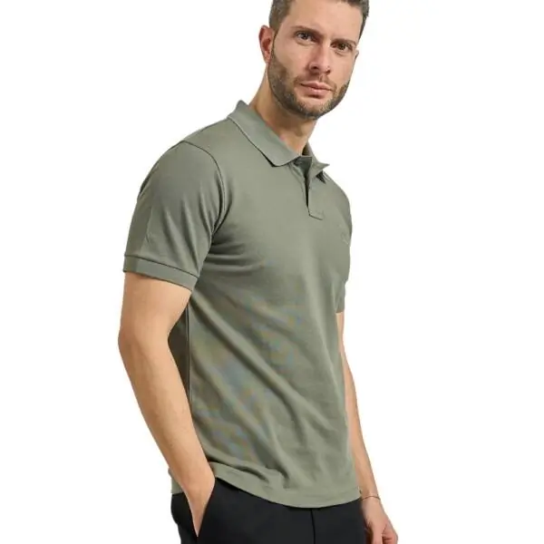 Hugo Boss - Ανδρικό Polo T-shirt Passenger Slim Fit 50507803-076 Λαδί 50507803-076