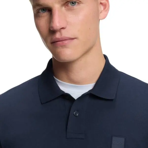 Hugo Boss - Ανδρικό Polo T-shirt Passenger Slim Fit 50507803-464 Μπλε Ναυτικό 50507803-464