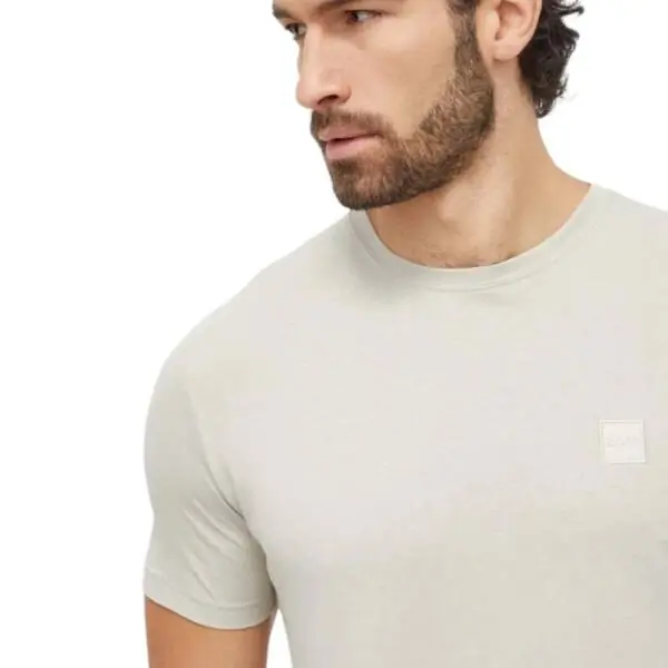 Hugo Boss - Ανδρικό T-shirt Orange San Jared-C Tales 50508584-070 Μπεζ 50508584-070