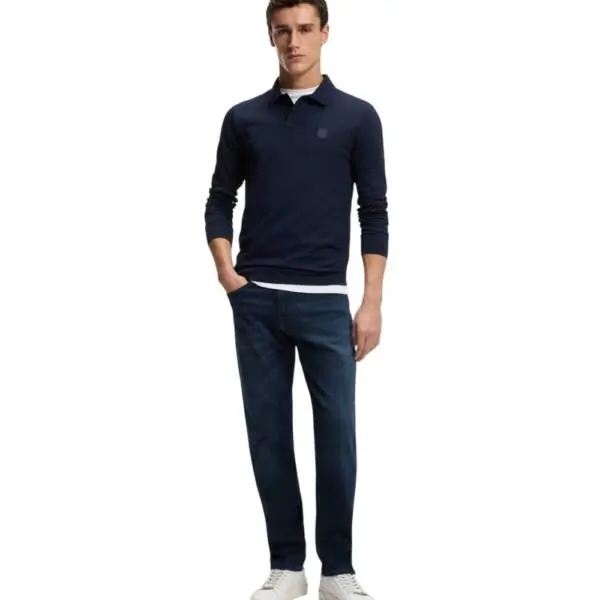 Hugo Boss - Ανδρικό Παντελόνι Re Maine Bc-C Chorizon 50501129-406 Μπλε 50501129-406
