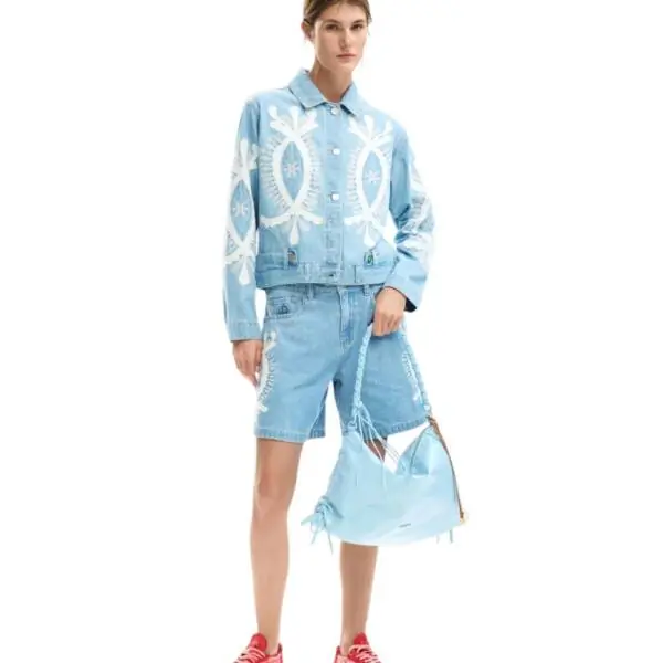 Desigual - Γυναικείο Τζιν Μπουφάν Yoko 26SWED04-5053 Μπλε 26SWED04-5053