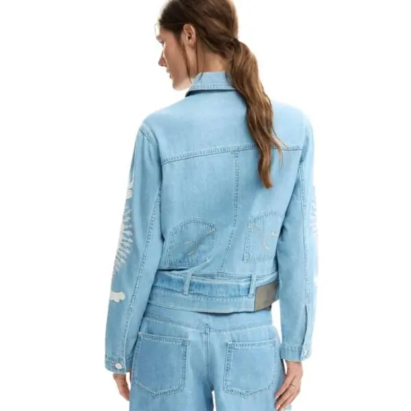 Desigual - Γυναικείο Τζιν Μπουφάν Yoko 26SWED04-5053 Μπλε 26SWED04-5053