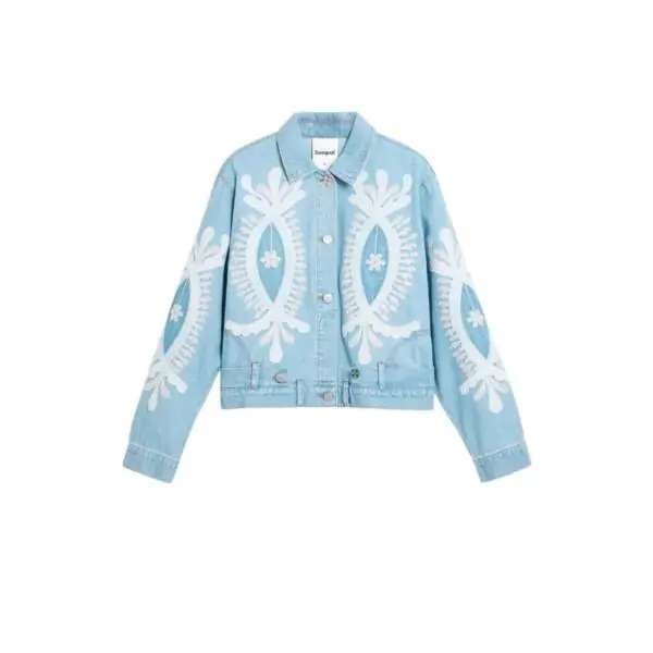 Desigual - Γυναικείο Τζιν Μπουφάν Yoko 26SWED04-5053 Μπλε 26SWED04-5053