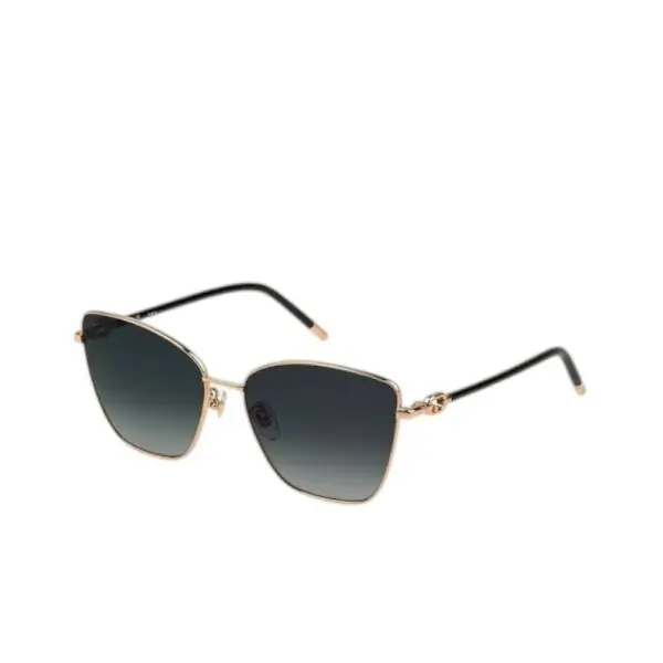 Furla - Γυναικεία Γυαλιά Ηλίου Silver & Brown Square SFU692-0300 Χρυσό/Μαύρο