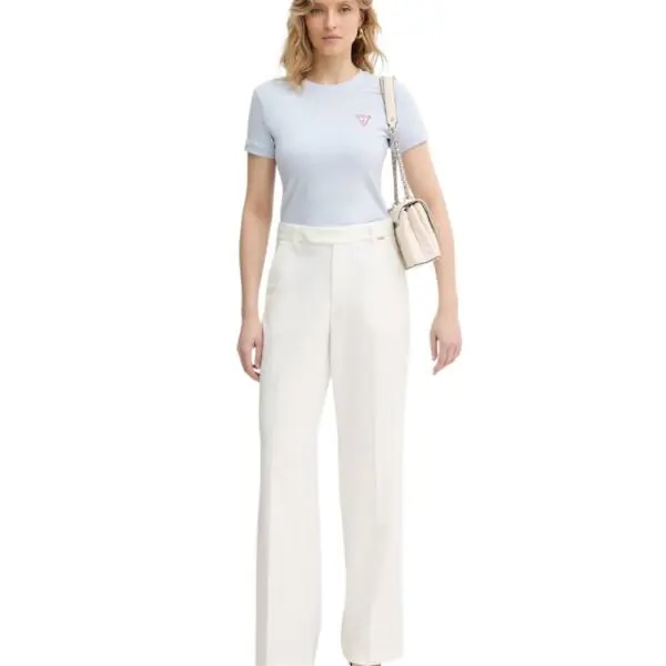 Guess - Γυναικείο T-Shirt Triangle Logo Tee W2YI44J1314-G7S1 Γαλάζιο W2YI44J1314-G7S1