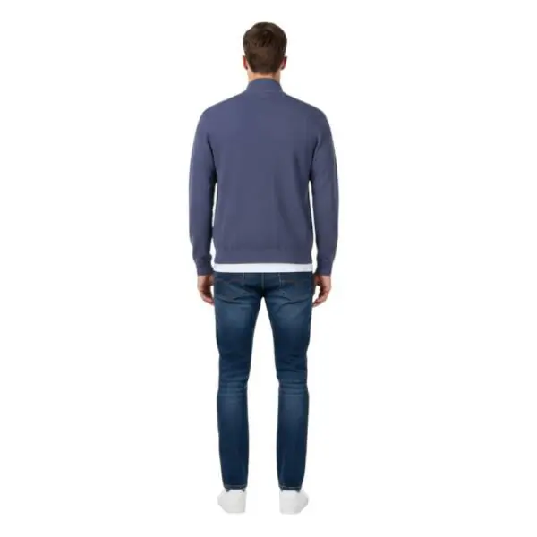 Napapijri - Ανδρική Ζακέτα Πουλόβερ Decatur 2.0 FZ Relaxed Fit NP0A4H0W-176 Μπλε Σκούρο NP0A4H0W176