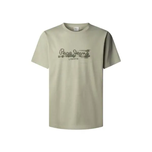 Pepe Jeans - Ανδρικό T-shirt Seasonal Logo Fantasy 3 PM5010292-701 Λαδί