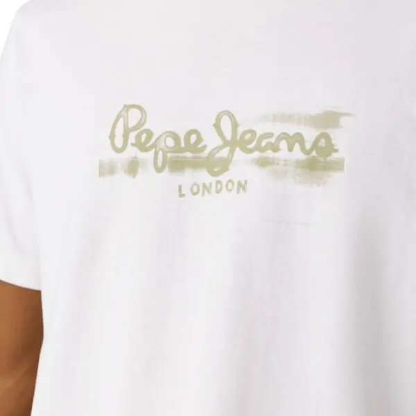 Pepe Jeans - Ανδρικό T-shirt Seasonal Logo Fantasy 3 PM5010292-800 Λευκό PM5010292-800