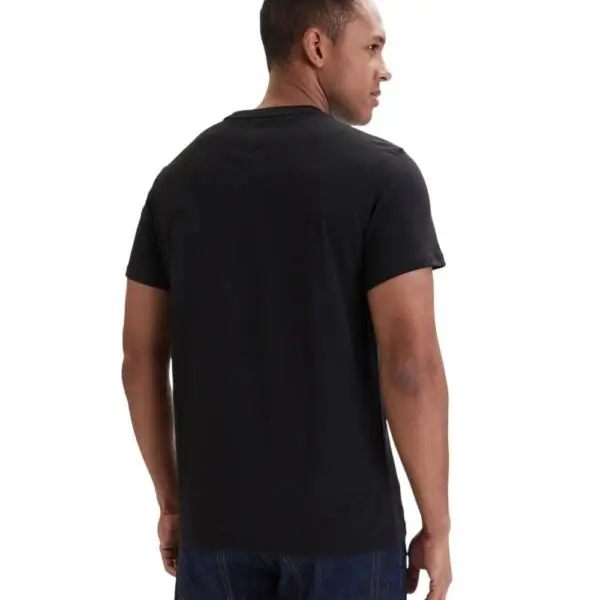 Tommy Hilfiger - Ανδρικό T-shirt Tjw Sign Slim Fit DM0DM22538-BDS Μαύρο DM0DM22538-BDS