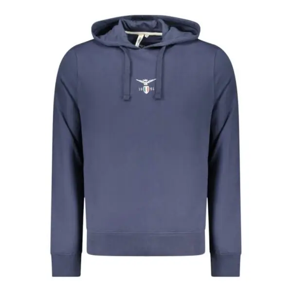 Accademia Militare - Ανδρική Μπλούζα Φούτερ Με Κουκούλα S6S669-5731-044 Μπλε Ναυτικό S6S669-5731-044