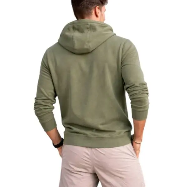 Accademia Militare - Ανδρική Μπλούζα Φούτερ Με Κουκούλα S6S669-5731-058 Λαδί S6S669-5731-058