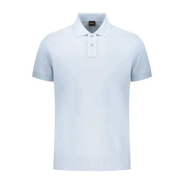 Hugo Boss - Ανδρικό Polo T-shirt Cotton Pique Prime 50507813-458 Γαλάζιο 50507813-458