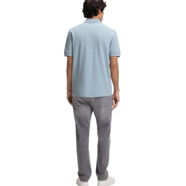Hugo Boss - Ανδρικό Polo T-shirt Cotton Pique Prime 50507813-458 Γαλάζιο 50507813-458