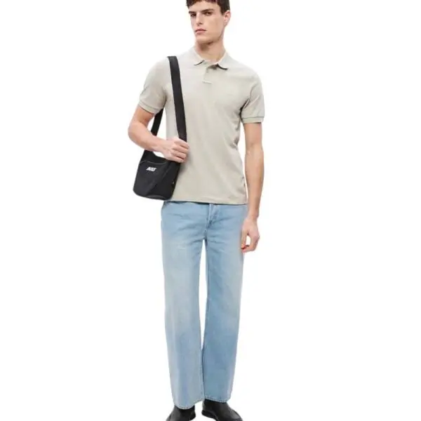 Hugo Boss - Ανδρικό Polo T-shirt Passenger Slim Fit 50507803-070 Μπεζ 50507803-070