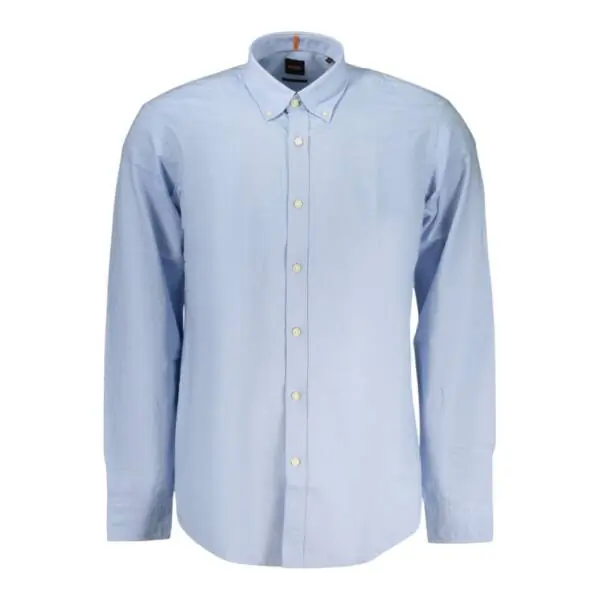 Hugo Boss - Ανδρικό Πουκάμισο Rickert_M Oxford Cotton 50519707-460 Γαλάζιο 50519707-460