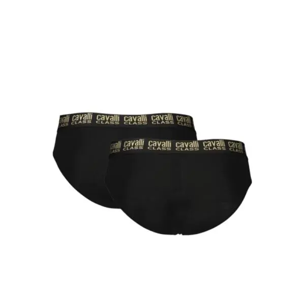 Cavalli Class - Ανδρικά Εσώρουχα Σλιπ 2Pack QXO01DJD003-05051 Μαύρο QXO01DJD003-05051