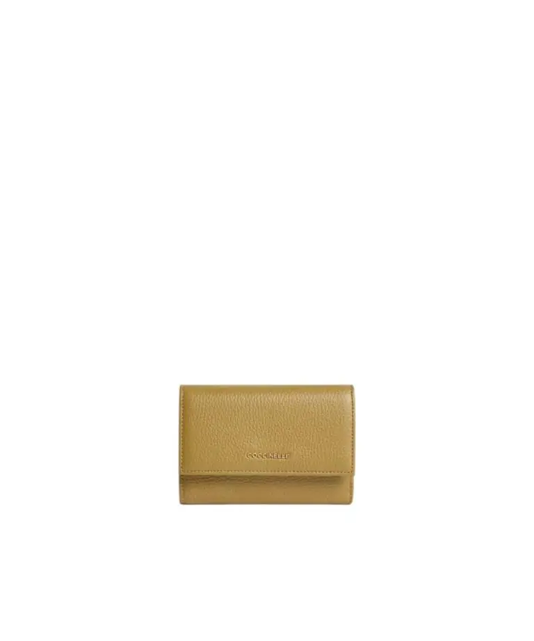 Coccinelle - Γυναικείο Πορτοφόλι Metallic Medium E2MW5116601-G43 Πράσινο