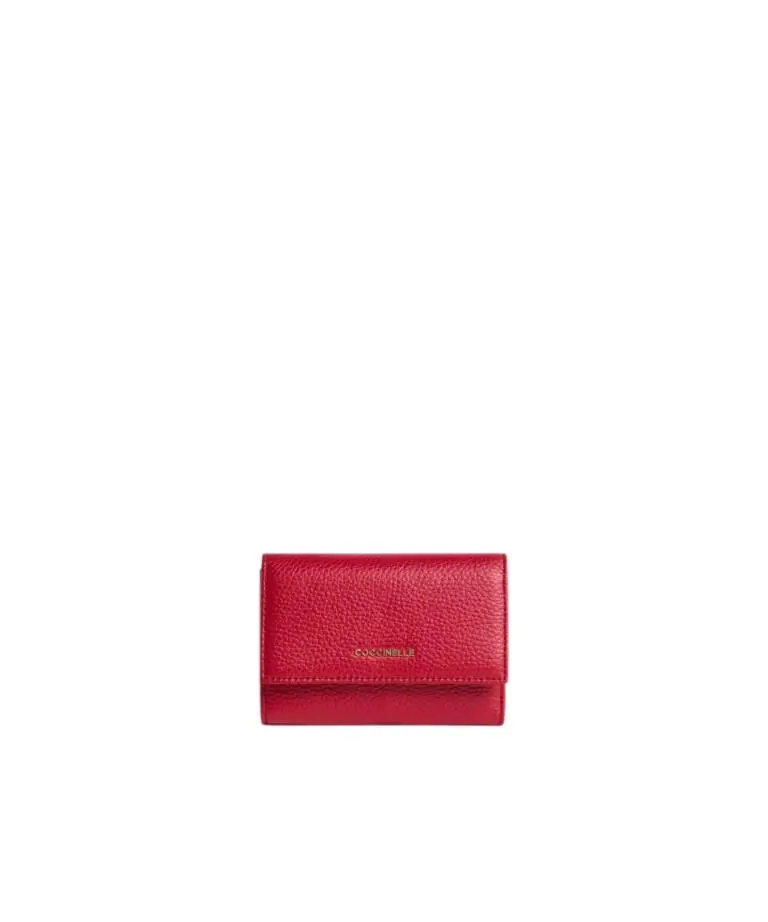 Coccinelle - Γυναικείο Πορτοφόλι Metallic Medium E2MW5116601-R02 Κόκκινο