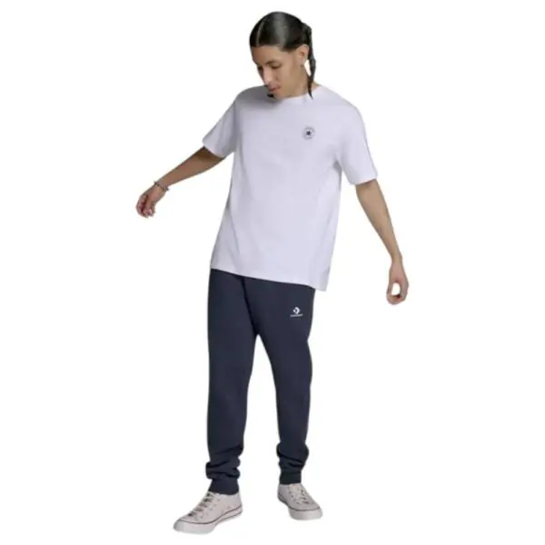 Converse - Ανδρικό T‑shirt Chuck Print Tee Standar Fit CVM5T565-100 Λευκό CVM5T565-100