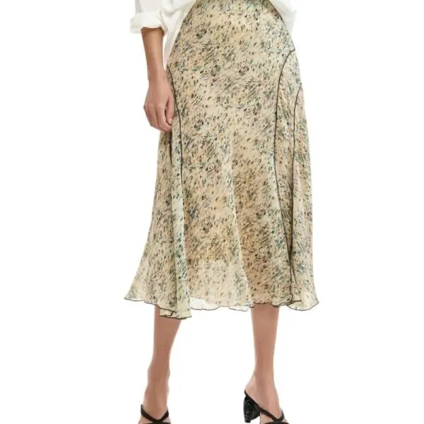 Desigual - Γυναικεία Φούστα Maxi Rishit 26SWFW18-1008 Μπεζ 26SWFW18-1008