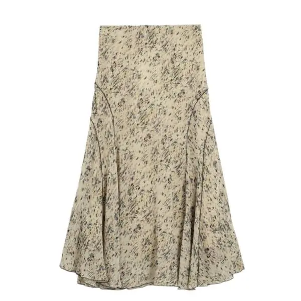 Desigual - Γυναικεία Φούστα Maxi Rishit 26SWFW18-1008 Μπεζ