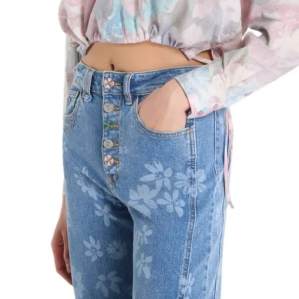 Desigual - Γυναικείο Παντελόνι Τζιν Maggi 26SWDD06-5053 Μπλε 26SWDD06-5053