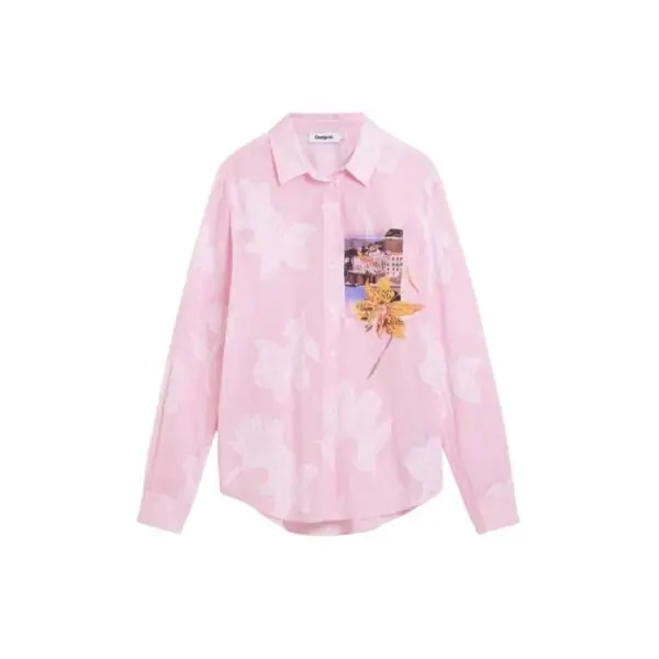 Desigual - Γυναικείο Πουκάμισο Pinkjac 26SWCW12-3049 Ροζ