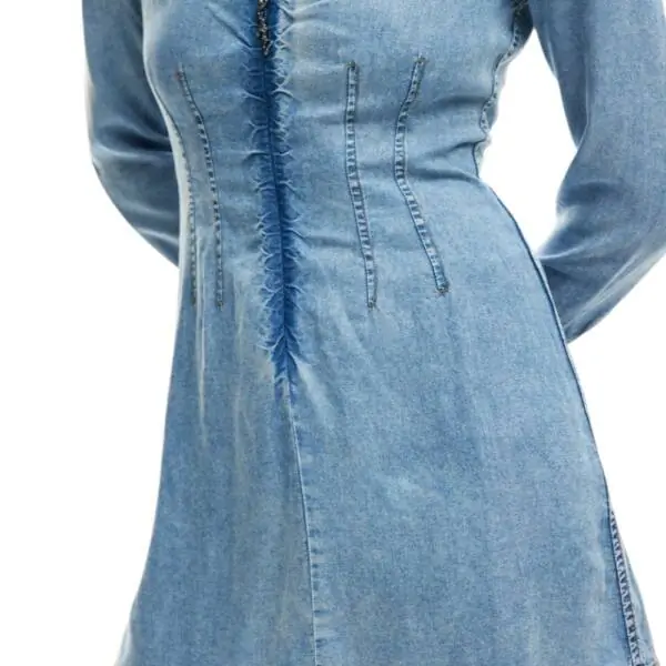 Desigual - Γυναικείο Φόρεμα Mini Lonan 26SWVD03-5007 Μπλε 26SWVD03-5007