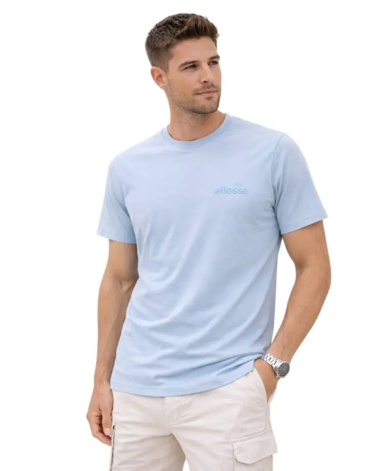 Ellesse - Ανδρικό Κοντομάνικο T-Shirt Leonardo EHM204S26-571 Γαλάζιο