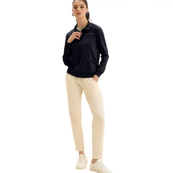 Freddy - Γυναικεία Ζακέτα High-Νecked In Stretch S26WCRS4-B109 Μπλε Ναυτικό S26WCRS4-B109