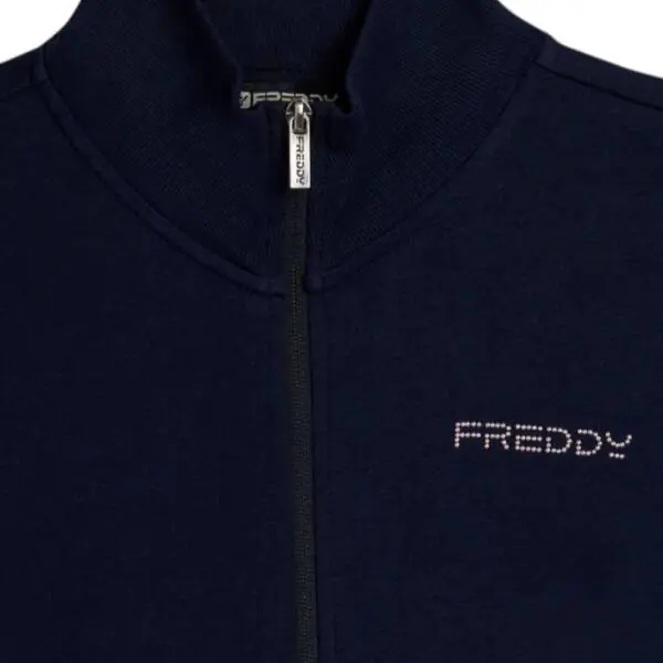 Freddy - Γυναικείο Σετ Φόρμας Zip And High Neck (Tracksuit) S26WTRK2-B109 Μπλε S26WTRK2-B109