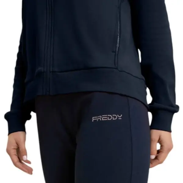 Freddy - Γυναικείο Σετ Φόρμας Zip And High Neck (Tracksuit) S26WTRK2-B109 Μπλε S26WTRK2-B109