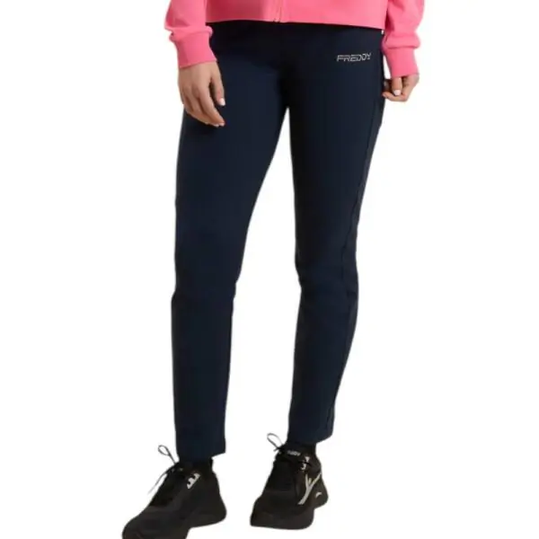 Freddy - Γυναικείο Σετ Φόρμας Zip And High Neck (Tracksuit) S26WTRK2-P102B Ροζ/Μπλε S26WTRK2-P102B
