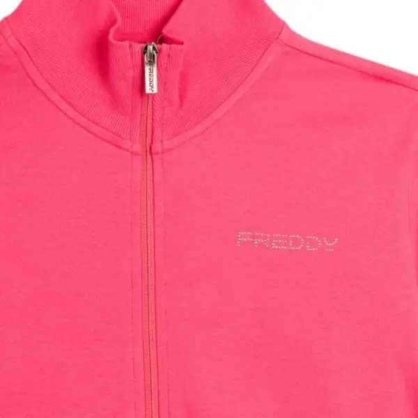 Freddy - Γυναικείο Σετ Φόρμας Zip And High Neck (Tracksuit) S26WTRK2-P102B Ροζ/Μπλε S26WTRK2-P102B