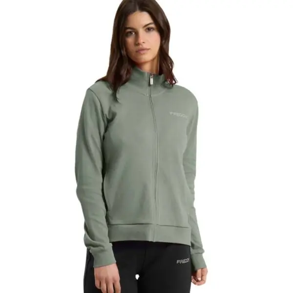 Freddy - Γυναικείο Σετ Φόρμας Zip And High Neck (Tracksuit) S26WTRK2-V96N Πράσινο/Μαύρο