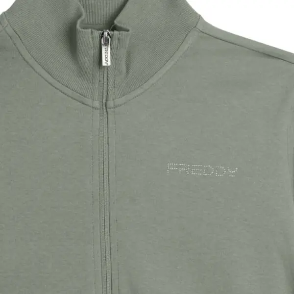 Freddy - Γυναικείο Σετ Φόρμας Zip And High Neck (Tracksuit) S26WTRK2-V96N Πράσινο/Μαύρο S26WTRK2-V96N